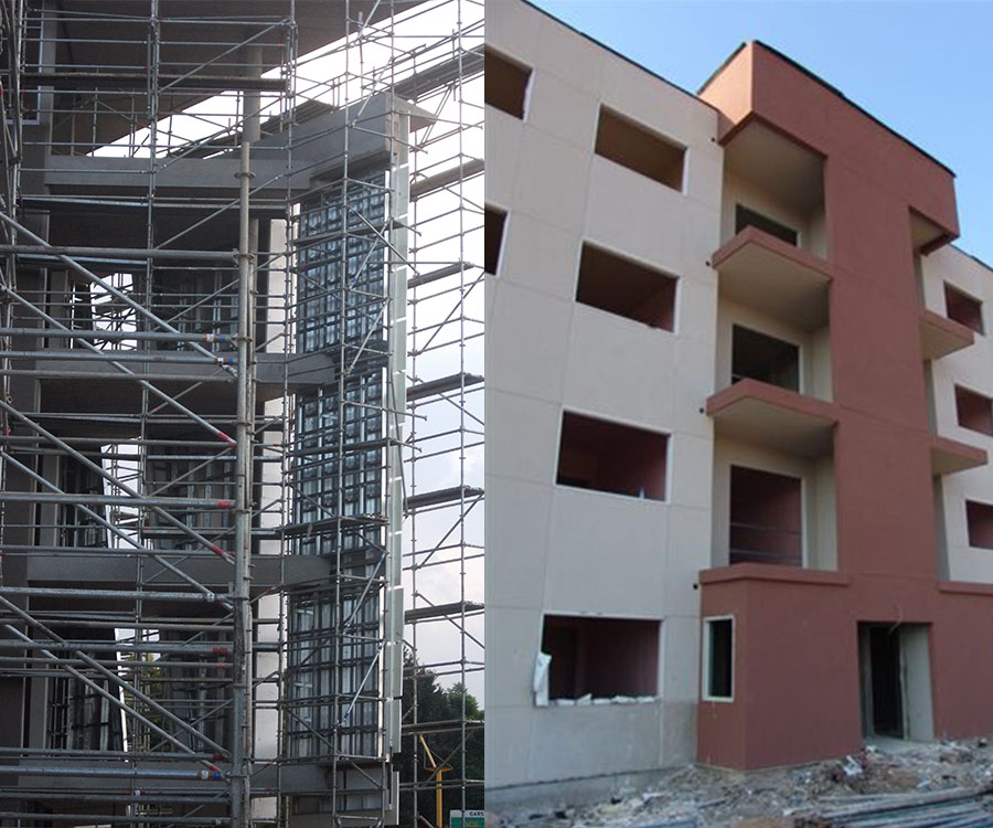 Wall Panels / Facades - SA Steel Frame Systems